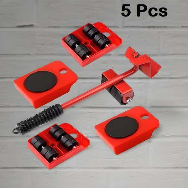 ChillyFox Heavy Duty Furniture Shifting Moving Tool with Wheel Pads