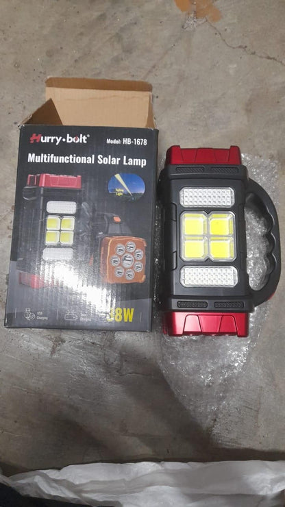 Multifunctional Solar Waterproof Flashlight with USB Charging