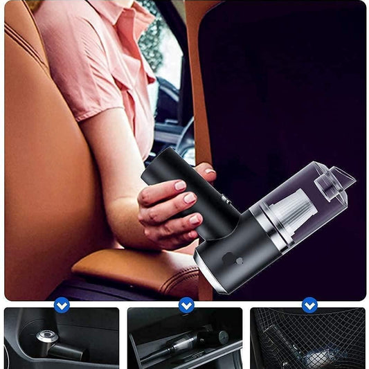 2-in-1 Handheld Vacuum Cleaner | Car & Home Deep Cleaning Pro